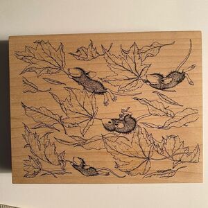 Stampa Rosa House Mouse Fall Commuter Rubber Stamp 265 1999